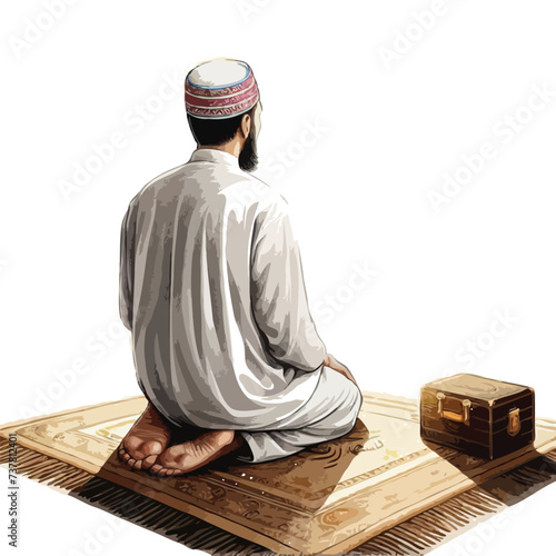 moslem praying photo