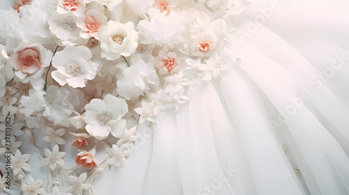 Wedding banner with copy space