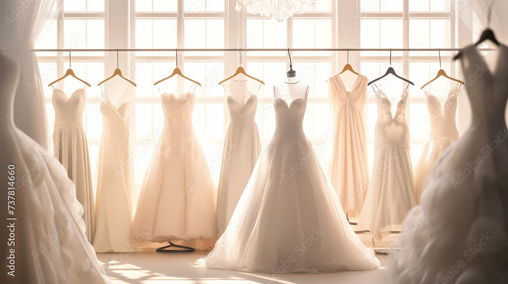 Wedding banner with copy space