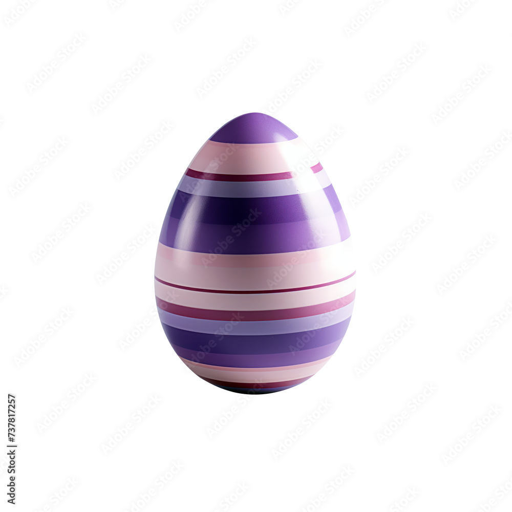 Colorful easter egg stripes isolated on white Colorful easter egg stripes isolated on white