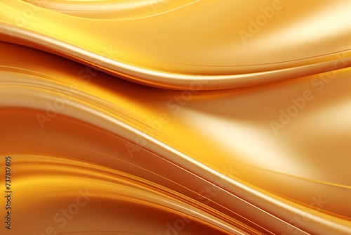 a gold and orange wavy lines