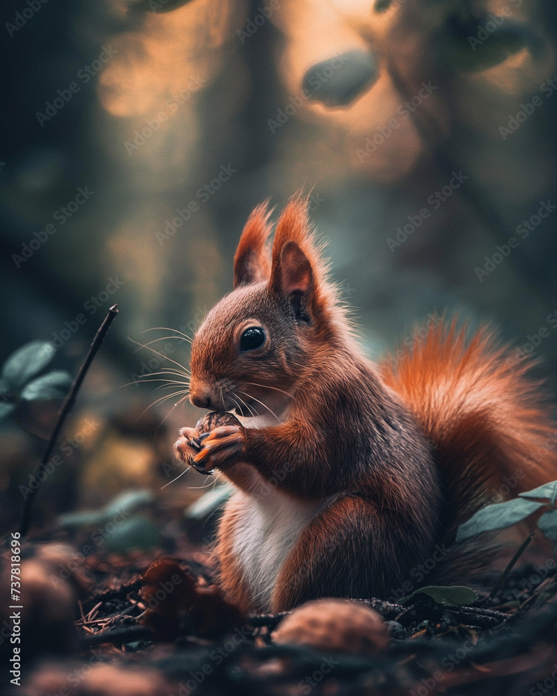 Fototapeta premium ecureuil