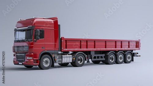 Large Goods Vehicle Truck Lorry HGV Truck Shipped Cargo
