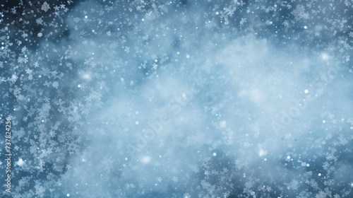 Abstract background snowfall © Jafger