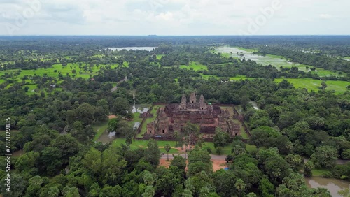 Wallpaper Mural Ancient Angkor Temple From A Distance In Siem Reap Cambodia Torontodigital.ca