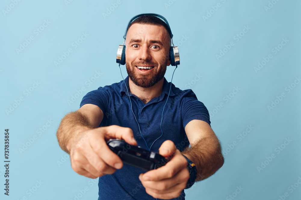 Men men background gamer game playing console joystick Men men background gamer game playing console joystick