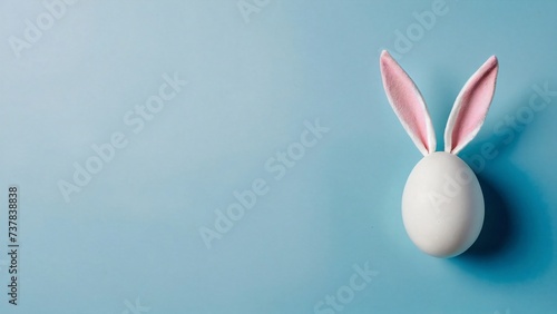 Bunny easter egg with ears 