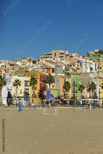 La Vila Joiosa town in Costa Blanca, Spain photo