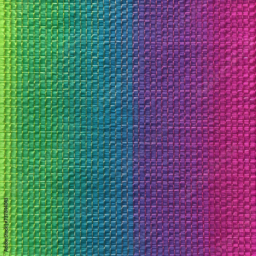 Wave texture silk abstract fabric. Rose, green design background