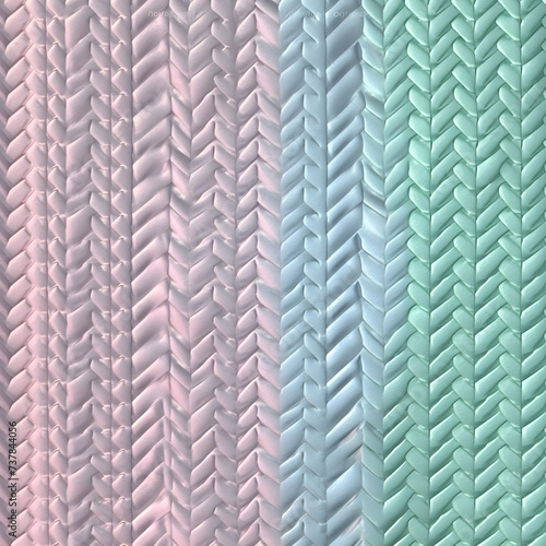 Wave texture silk abstract fabric. Rose, blue textile unique