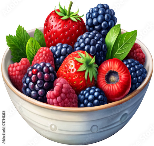 berries in a bowl