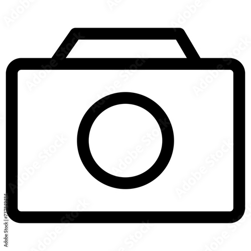 Photo camera vector icon