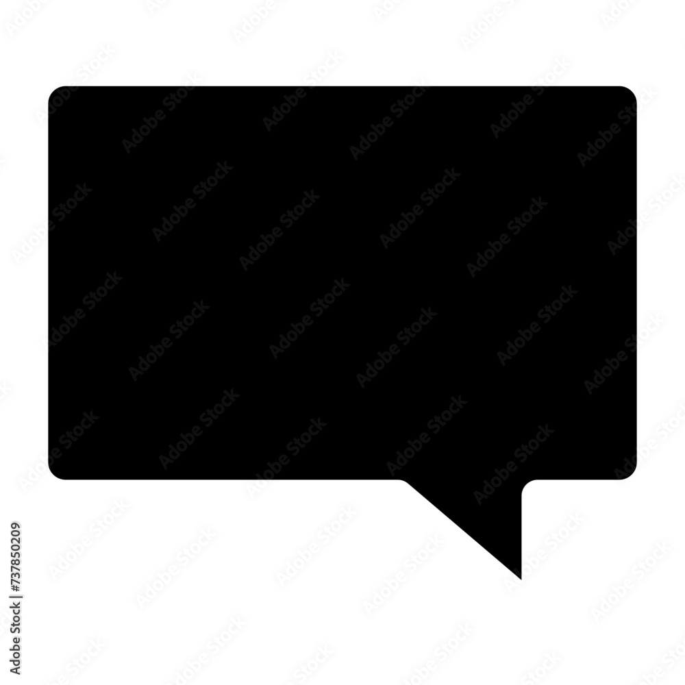 Chat vector icon. Talk bubble speech icon. Blank empty bubbles vector design elements Chat vector icon. Talk bubble speech icon. Blank empty bubbles vector design elements
