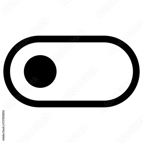 toggle icon. Toggle switch icon. Switch on and off slider. Power slider. Turn off switcher. 