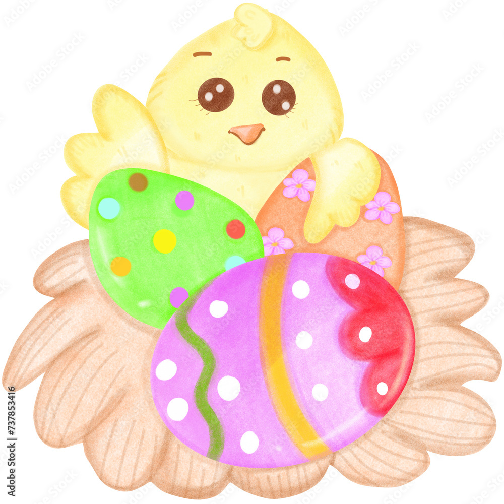 easter cake and eggs easter cake and eggs
