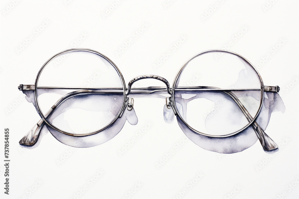 Optical eye glasses on white background Optical eye glasses on white background