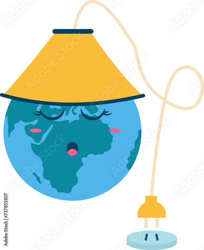 Earth Hour Illustration