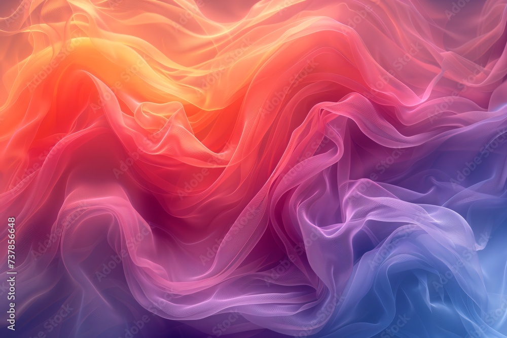 fluid gradient waves in pink and blue hues fluid gradient waves in pink and blue hues