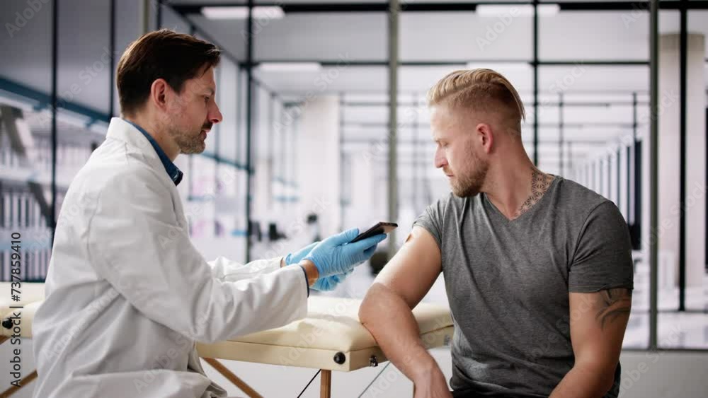 Doctor Testing Glucose Level Doctor Testing Glucose Level