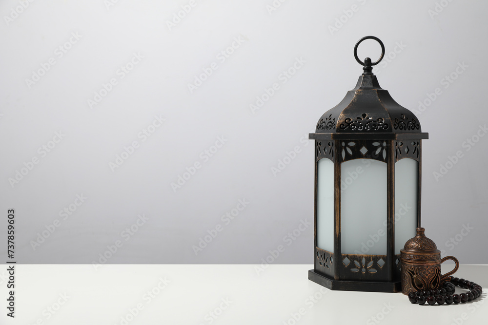 Naklejka premium Ramadan, concept of Holy Muslim month - Ramadan