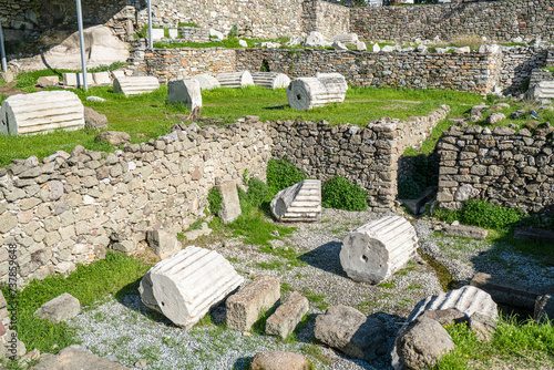 Tablou pe pânză Bodrum Mausoleum Museum, also known as the Mausoleum of Halicarnassus, which is one of the seven wonders of the ancient world