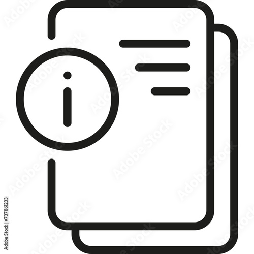 Business Management  Instruction Icon in Line Style