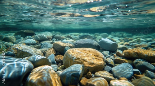 Underwater Pebble View