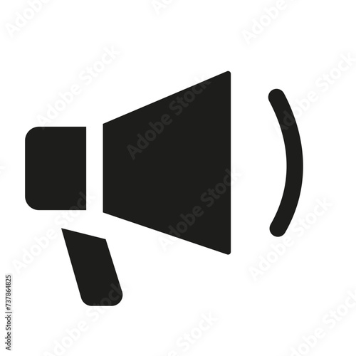 Business Management  Disseminate Icon in Glyph Style