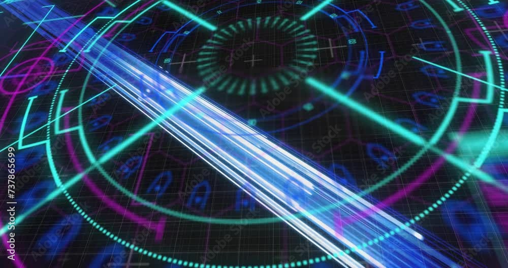 Animation of scope scanning and data processing Animation of scope scanning and data processing