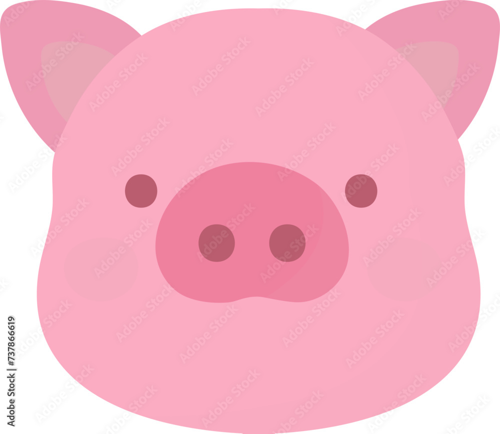 pig cartoon face pig cartoon face