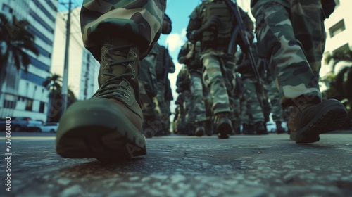 military training boots