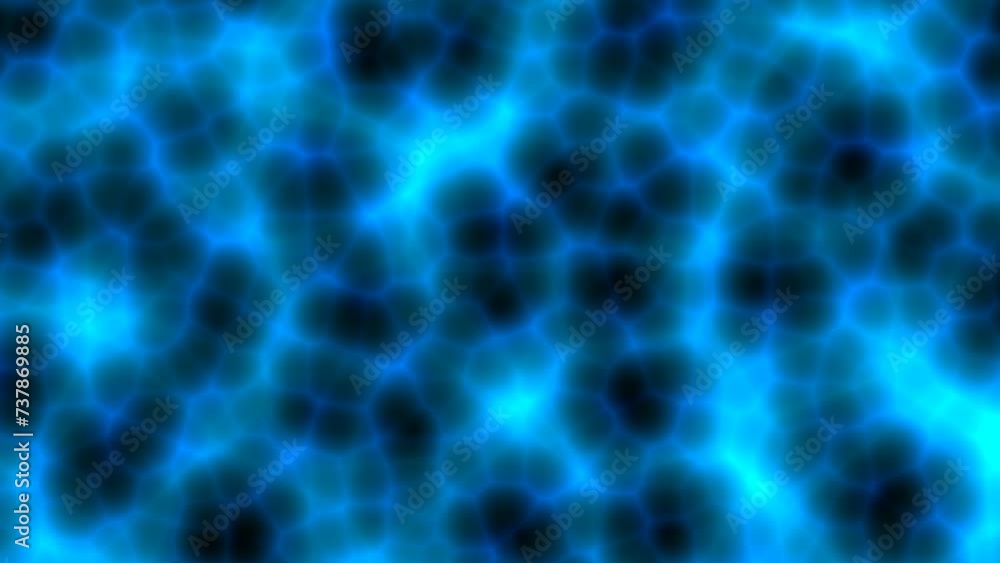 Abstract motion background. Perfect shining animation of Blue Plasma water