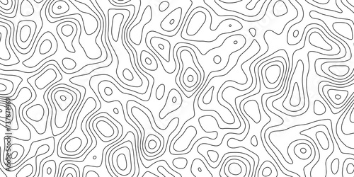 Abstract white topography vector background. Topographic map. Geographic mountain relief. counter map wavy line paper textrue. grid curve line abstract vector illustration .