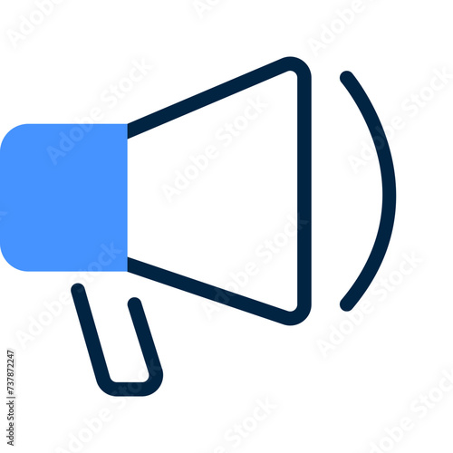Business Management  Disseminate Icon in Dualtone Style