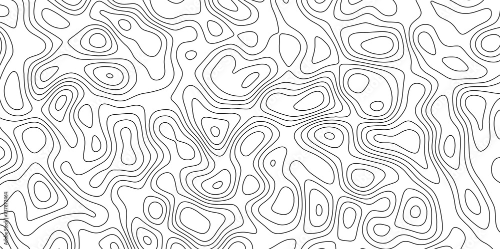 Abstract white topography vector background. Topographic map. Geographic mountain relief. counter map wavy line paper textrue. grid curve line abstract vector illustration .