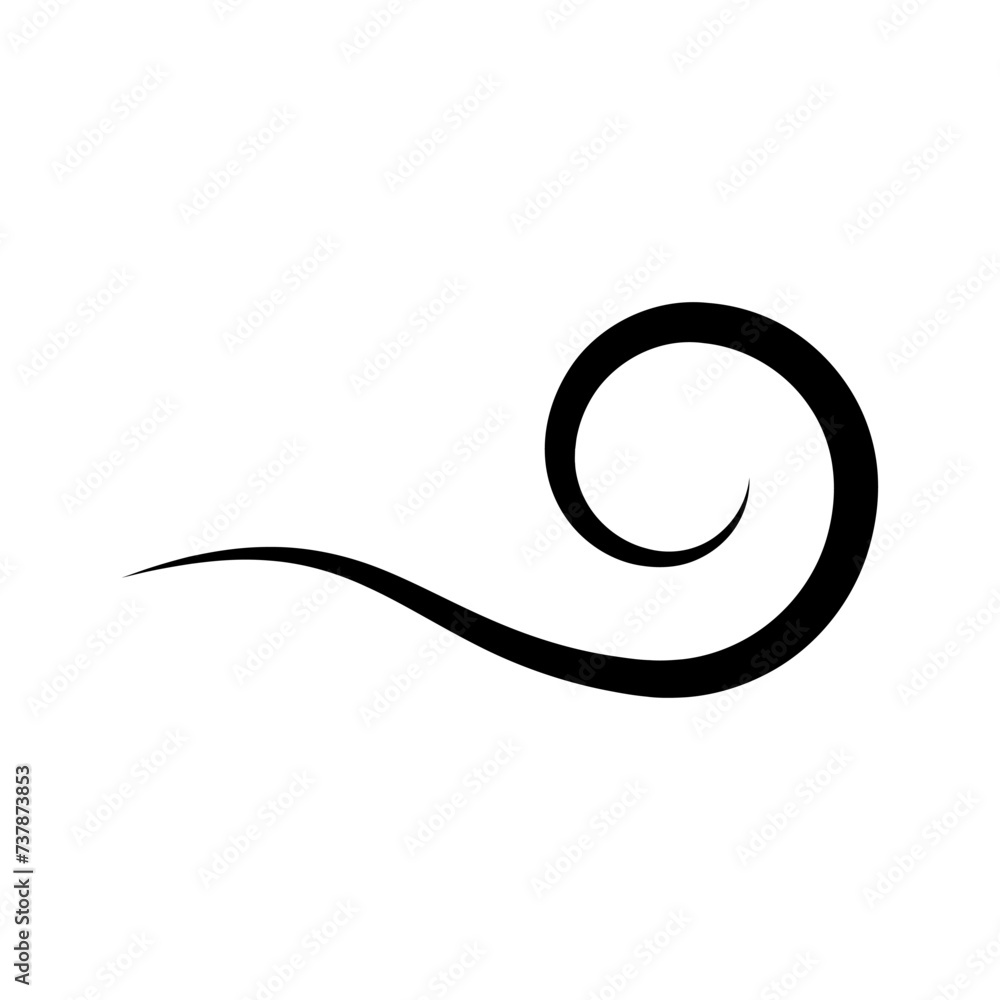 Swishes vector icon. Swashes illustration sign. Swoops symbol. Aroma logo. Swishes vector icon. Swashes illustration sign. Swoops symbol. Aroma logo.