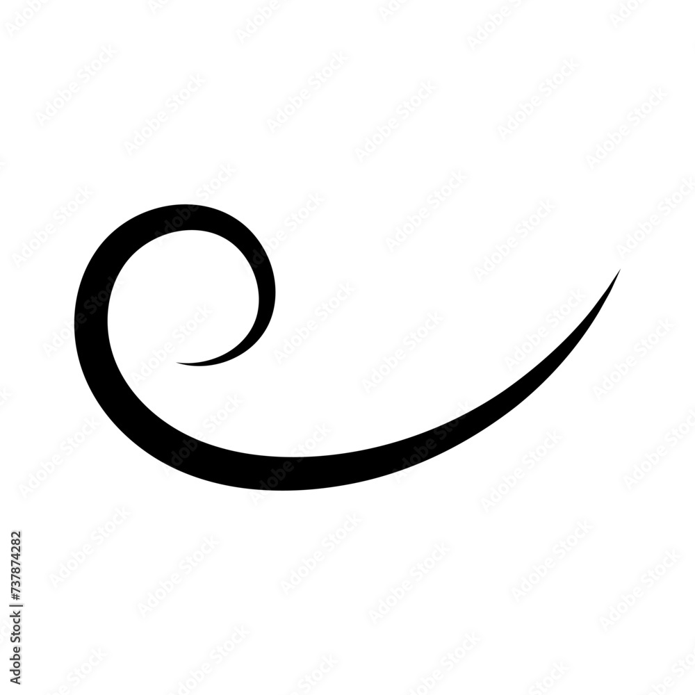 Swishes vector icon. Swashes illustration sign. Swoops symbol. Aroma logo. Swishes vector icon. Swashes illustration sign. Swoops symbol. Aroma logo.