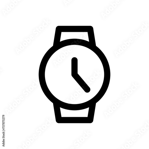 Wrist watch icon vector set. wristlet watch illustration sign collection. Time symbol. Hour logo.