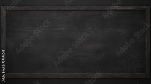 Blackboard in the classroom for chalk