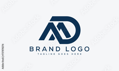Free Download letter MD logo design vector template design for brand. - GFXLoad