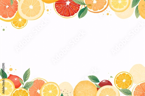 a group of fruit slices