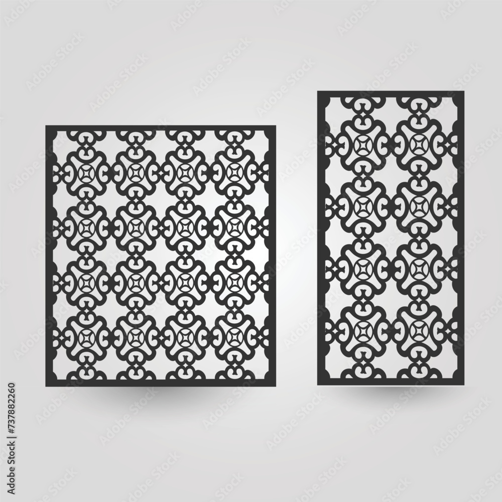 Obraz premium Floral Laser-Cut