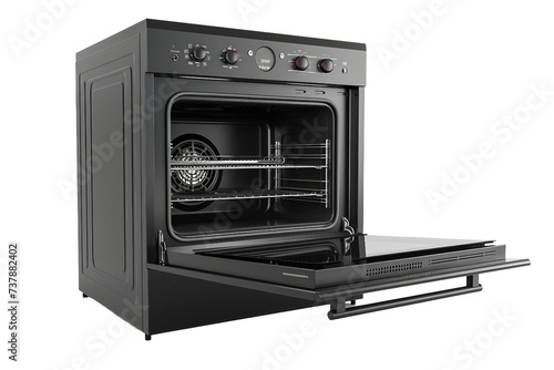 Oven with a Sleek Touch On Transparent Background.