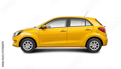 A car on a white background, isolated