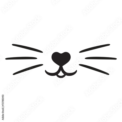 Cat pet mustache face mouth nose muzzle