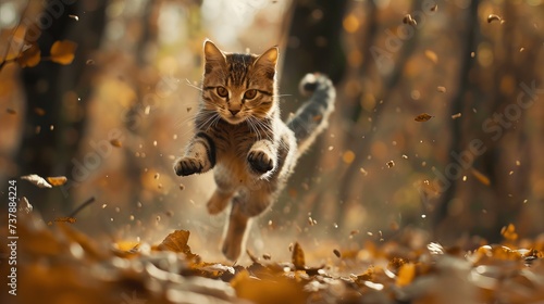 Fototapeta Naklejka Na Ścianę i Meble -  animals in the woods