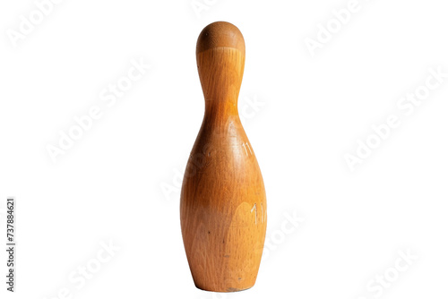 Bowling Pin Essence On Transparent Background.