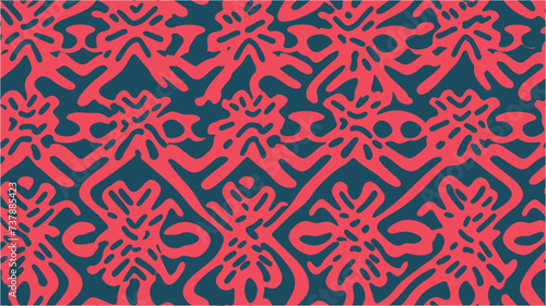 Endless abstract pattern. Halftone color texture background. Background texture. Vector background wallpaper. Seamless Pattern with chaotic Hand Drawn Lines.
