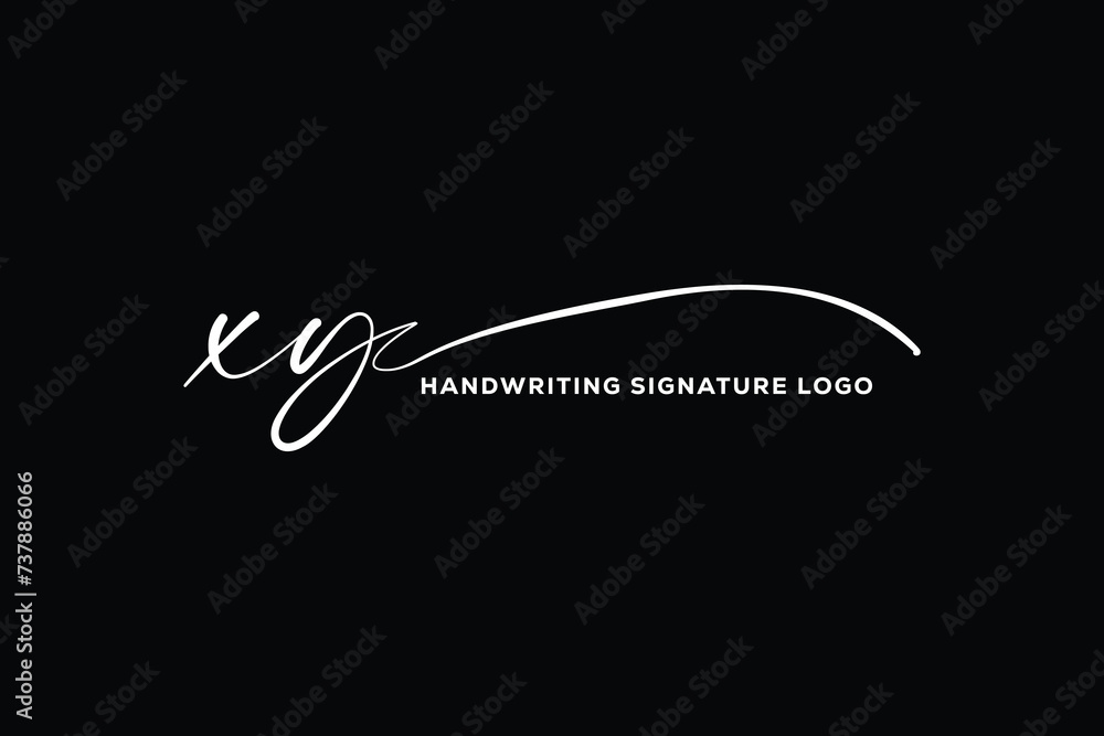 XY initials Handwriting signature logo. XY Hand drawn Calligraphy lettering Vector. XY letter real estate, beauty, photography letter logo design. XY initials Handwriting signature logo. XY Hand drawn Calligraphy lettering Vector. XY letter real estate, beauty, photography letter logo design.