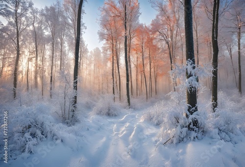 Forest in winter © MUHAMMADSHEERAZ